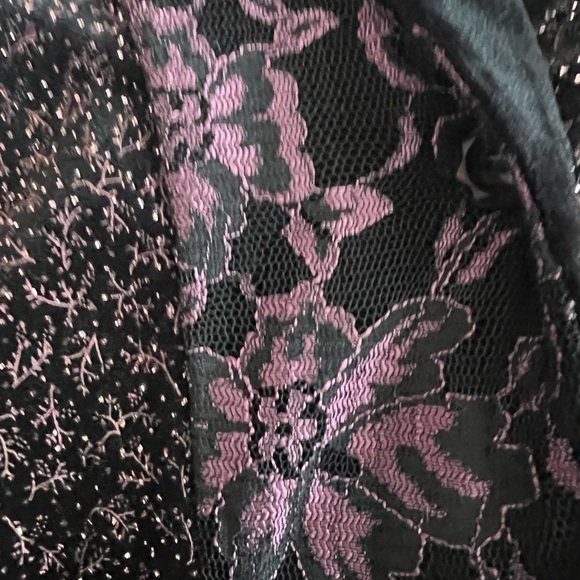 Notations Petite Women’s Velvet Velour Matching Set Blazer and Top Size PM - Picture 5 of 11